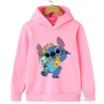 thumbnail image 3 of Sudadera con capucha con estampado de Disney Stitch Harajuku para niños de 2 a 14 años, moda urbana de otoño, jersey para niños y niñas, deportes al aire libre, 3 of 5