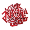 thumbnail image 1 of Parches Bordados Strade Fareast Limited para Coser Letras y Números Rojo, 1 of 8