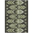 thumbnail image 2 of HomeRoots 587819 5 x 8 ft. Southwestern Washable Indoor & Outdoor Rectangle Area Rug, Olive Green & Artichoke Green, 2 of 5