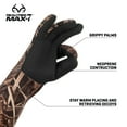 thumbnail image 4 of Allen Company Neoprene Waterfowl Gloves 18in 2-Pack - Water-Resistant Extended Coverage - Realtree Max-7, 4 of 12