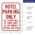 thumbnail image 3 of Hotel Parking Only Sign,, 3 of 8
