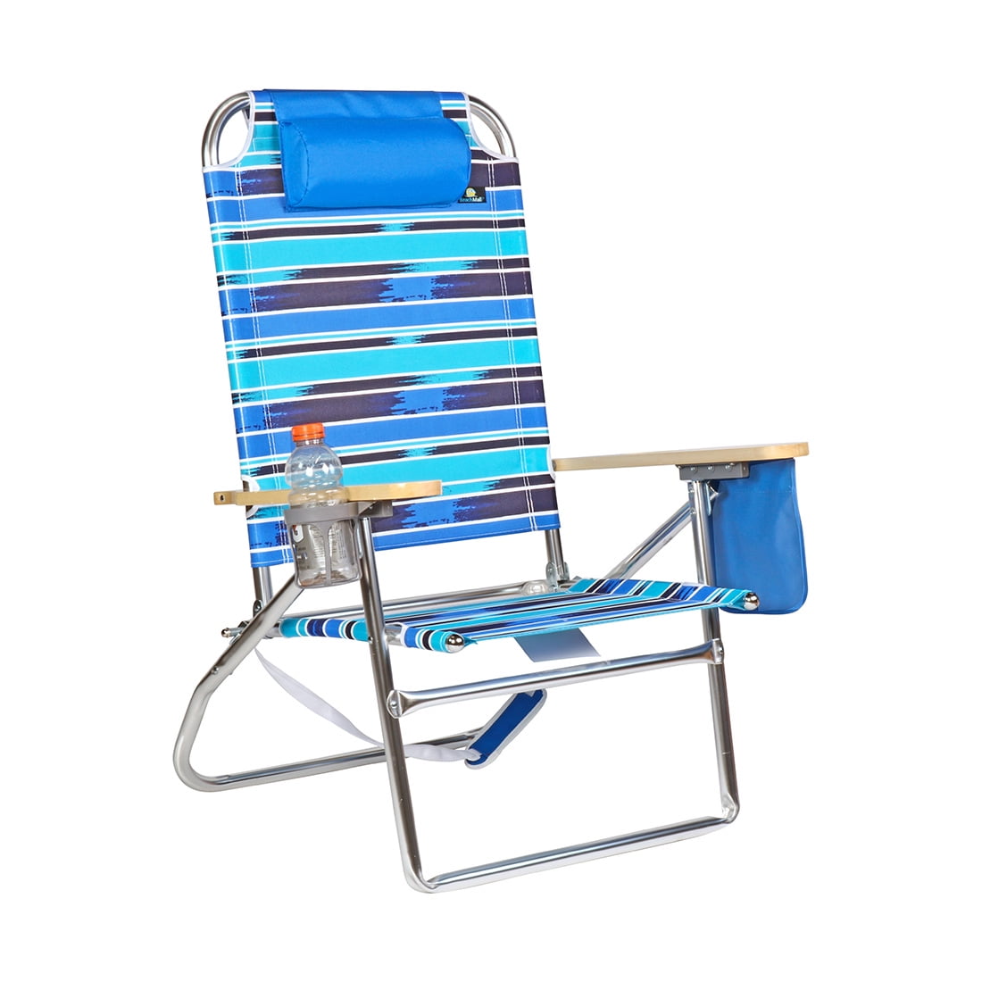 Modern Aluminum Reclining Beach Chair for Large Space