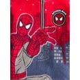 thumbnail image 2 of Spider-Man Toddler Boys Faux Shearling Half Zip Graphic Pullover, Sizes 12M-5T, 2 of 3