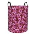thumbnail image 2 of Balery Orchids Flowers Round Laundry Basket with Handles Waterproof Freestanding Laundry Hamper for Clothes Toys in the Dorm and Family-Small, 2 of 8
