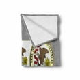 thumbnail image 2 of Illinois Soft Flannel Fleece Blanket, Illinois State Map National Union Seal Coat of Arms with Eagle American Borders, Cozy Plush for Indoor and Outdoor Use, 50" x 60", Multicolour, by Ambesonne, 2 of 6