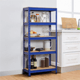 thumbnail image 3 of Yaheetech 5 Tiers Metal Storage Shelf  330LB Capacity for Each Tier, Blue, 3 of 8