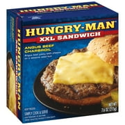 Hungry-Man Angus Beef Charbroil XXL Sandwich 7.6 Oz Box