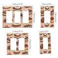 thumbnail image 2 of Yayeee Rocker Switch Wall Plate 3-Gang 6.5"x4.6" Home Decorative Outlet Cover, Creamy Cake, 2 of 6