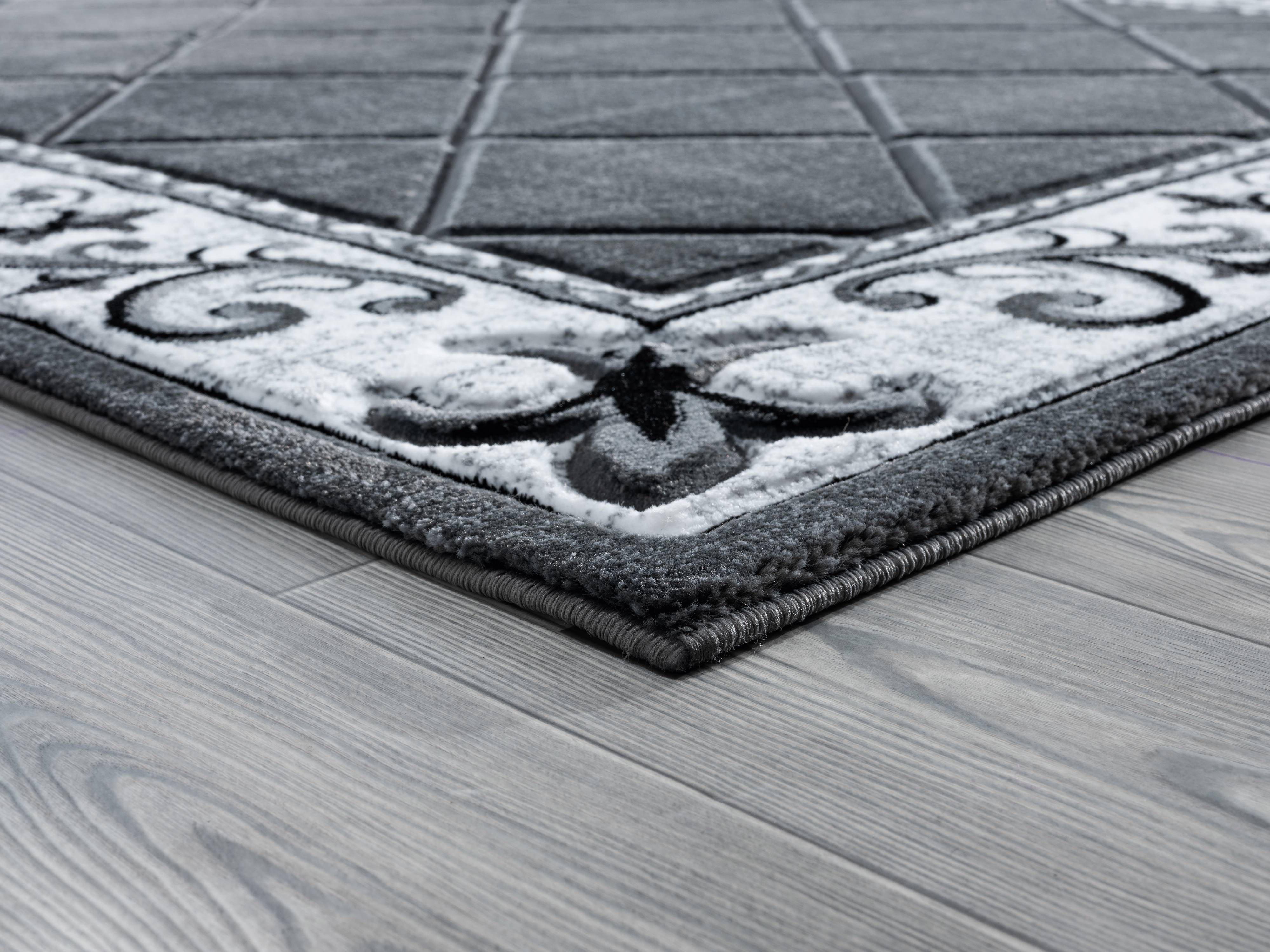 United Weavers Drachma Kengsley Transitional Border Accent Rug, Grey, 1'10" x 2'8"