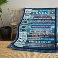 thumbnail image 6 of Stepdad Blanket, Dad Throw Blanket Gifts from Daughter Son, Stepdad Gift for Father Father-in-Law Grandpa, Christmas Fathers Day Birthday Gift, Soft Blankets Gift for Men Grandpa Husband, 6 of 6