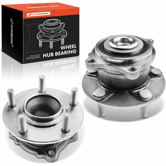 A-Premium 2 x Rear Wheel Bearing and Hub Assembly with 5-Lug Compatible with Mitsubishi Outlander 2007 2008 2009 2010 2011 2012, FWD Only