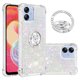 thumbnail image 1 of Funda para Samsung Galaxy A04E con Brillo Líquido Flotante, Purpurina, Parachoques y Anillo Giratorio Soporte, 1 of 5