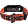 thumbnail image 3 of KOMI Watch Band Compatible with Xiaomi Mi Band 8 / Mi Band 7 6 5 / Mi Band 4 3, Replacement Silicone Strap for Mi Band 8 7 6 5 4 3 Smartwatch Women Men Black-Orange, 3 of 7