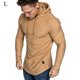 thumbnail image 1 of Sonducket Sudadera con capucha de algodón para hombre Sudadera con capucha absorbente de sudor Sudadera con capucha de algodón Sudadera con capucha de Sudaderas y sudaderas con capucha L, caqui Sonducket AP000756-07, 1 of 6