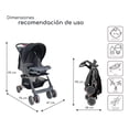 thumbnail image 5 of Carriola D Bebé D Bebé Citi Reclinable Cubre Pies Ligera Negro, 5 of 5