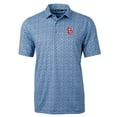 thumbnail image 2 of Men's Cutter & Buck White St. Louis Cardinals Pike Magnolia Stretch Polo, 2 of 3