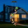 thumbnail image 7 of BUGHUT Solar Wind Chimes for Outside,Sun Moon Star,Color Changing LED Windchimes, Outdoor Hanging Lights, Garden Decor Gifts for Mothers Day Grandma Neighbors, 7 of 7