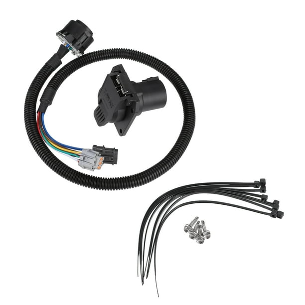 Juego de arnés de remolque de 7 vías Unique Bargains para Nissan Frontier 2005-2022 y Nissan Xterra 2005-2015 Negro