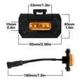 thumbnail image 5 of AUTOXBERT 4pcs Front Grille Amber LED Light with Wiring Harness Kit for Toyota Tacoma TRD, 5 of 8