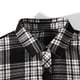 thumbnail image 5 of Blusa y camisa de manga larga con cuello vuelto para hombre, blusa informal a cuadros con botones y cuello vuelto, blusa de manga larga para hombre, 5 of 8