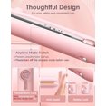 thumbnail image 5 of Cordless Hair Straightener and Curler, Portable Hair Straightener for Travel,Ceramic Cordless Flat Iron for Women,Wireless Hair Straightener 2 in 1,with 9000mAh Battery,5 Temps,USB Rechargeable, 5 of 7