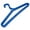 Blue, variant on Scuba Choice Wetsuit & Drysuit Hanger – Heavy-Duty Hanger for Scuba Diving Gear Drying & Storage – Blue