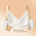 thumbnail image 5 of Gytharion 3-Pack Seamless Sport Bras for Women Stretch Breathable No Underwire Gathering Push Up Yaga Bra Soft Support Full Coverage Everyday Bralette, M-4XL, 5 of 8