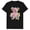 Black-1, variant on Fluffy White Cat' Unisex T-Shirt - 100% Cotton (S-XXL) (TA027913)
