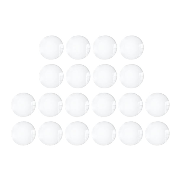 Cabujones de vidrio, azulejos de cúpula, cabujones redondos, cuentas, adornos para regalos de boda 20mm 20 piezas