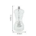 thumbnail image 2 of Clear Acrylic Salt and Pepper Grinder Refillable Sea Salt Pepper Grinder Kitchen Pepper Shaker, 2 of 5