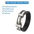 thumbnail image 4 of Uxcell T-Bolt Hose Clamp 2Pack 92-97mm Rubber Cushion Metal Intake Intercooler Clamps, 4 of 4