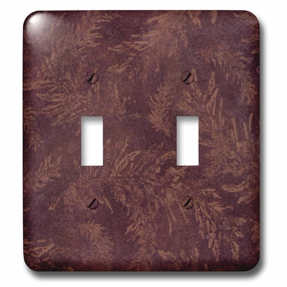 3dRose, Burgundy Vines, double toggle switch