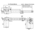 thumbnail image 3 of 24V DC Linear Actuator 6000N Electric Push Rod DC Motor Heavy Duty Actuators Controller Stroke 13.78 inch, 3 of 8
