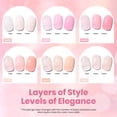 thumbnail image 2 of Set de esmaltes de uñas en gel Beetles Nude Pink, 6 colores, 15 ml, sin hema, 2 of 8