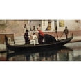 thumbnail image 2 of Luigi Sorio 14x9 Gold Ornate Wood Frame and Double Matted Museum Art Print Titled - Figure Su Gondola, 2 of 4