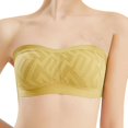 thumbnail image 4 of Women‘s Solid Color Strapless Bra  Enhanced Bust Appearance  Non Slip  Thin Bandeau  Push Up Bra, 4 of 5