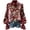 a-Wine9027, variant on Womens Velvet Floral Print Blouse Puff Long Sleeve Button Down Collared Vintage Casual Shirt For Retro Stylee Turn Down Collar Shirt Trendy Top