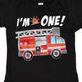 thumbnail image 4 of Inktastic I'm 1 Fire Truck 1st Birthday Boys or Girls Baby Bodysuit, 4 of 5