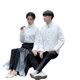 thumbnail image 4 of Nueva pareja de estilo chino viste ropa de clase estilo retro chino actuación escuela secundaria universidad estilo retro República de China camisa de cuello alto de actuación, 4 of 4