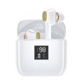 thumbnail image 1 of Essager Bluetooth 5.0 Auriculares deportivos Auriculares intrauditivos Auriculares inalámbricos impermeables con estuche de carga, Blanco Scienceny EL5279-02B, 1 of 2