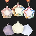 thumbnail image 4 of Soumake Medal Bright Color Polishing And Grinding Non-Deformable Shiny Commemorative Metal Games Pentagram Medal For Sports Practical, 4 of 5
