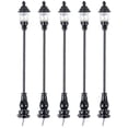 thumbnail image 1 of 5 Pcs Train Miniature Mini Lampadaire de Noël Petit Lampadaire Modèle, 1 of 2