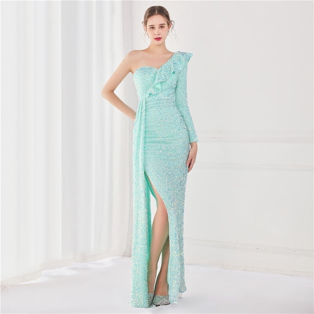 Vestido estilo hada para fiesta, vestido de noche, vestido sexy largo adelgazante para novia