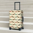 thumbnail image 6 of Disketp Dachshund Dog Elastic Travel Luggage Cover Travel Suitcase Protective Cover For Trunk Case Apply To 18''-32'' Suitcase Cover-X-Large, 6 of 7