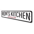 thumbnail image 4 of Mom's Kitchen Established Novelty Decor, Metal Wall Sign - 4x18 Inches, 4 of 4