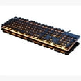 thumbnail image 3 of facefd Clavier Rétro Punk à Sensation Mécanique 104 Touches Clavier de Jeu Filaire Rétroéclairé pour Ordinateur Portable Blanc, 3 of 3