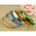 thumbnail image 3 of EOEMY 10 Mixed Metallic Color Faux Leather Bracelet Wristband Fit 8mm Slider Charms, 3 of 9