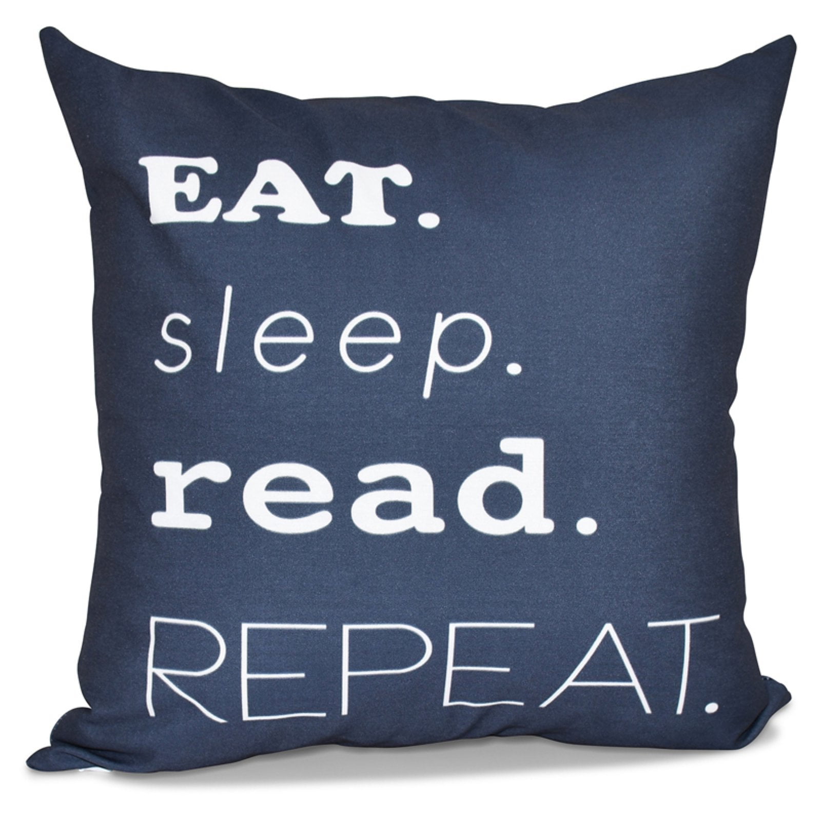 Simply Daisy 16" x 16" My Mantra Word Print Pillow