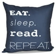 thumbnail image 2 of Simply Daisy 16" x 16" My Mantra Word Print Pillow, 2 of 2