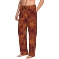 thumbnail image 2 of Balery fall Maple print Men's Pajama Pants,Ultra Lightweight Pjs,Lounge Pant-X-Large, 2 of 9